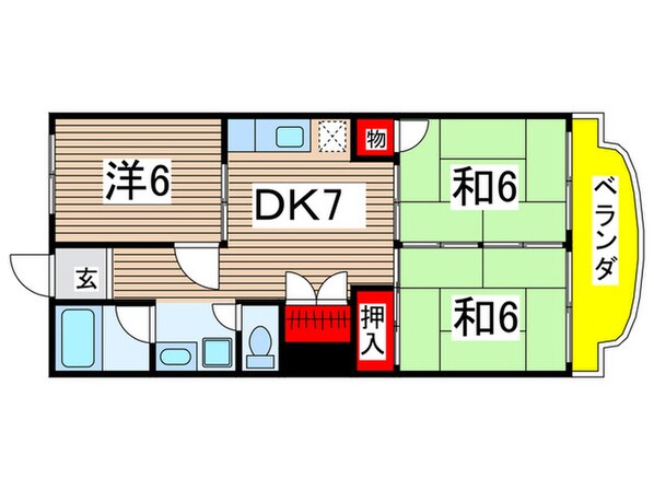 稲垣ビルの物件間取画像